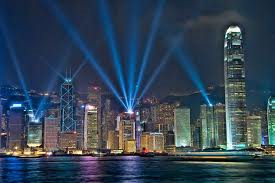 Hong Kong by night