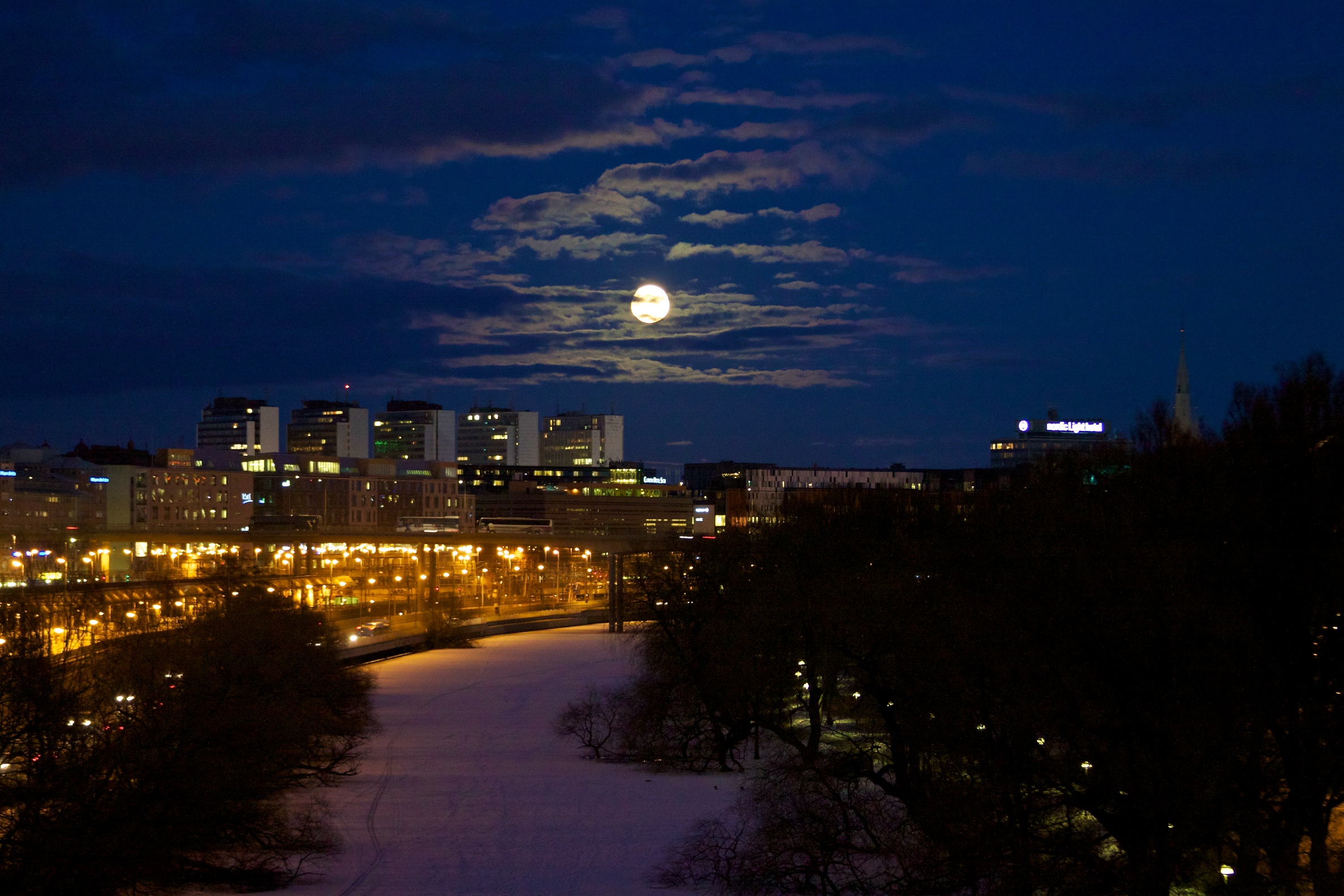 Stockholm by night